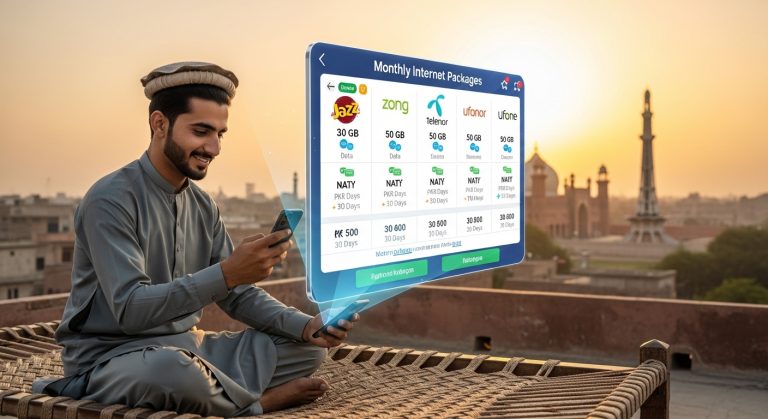 Best Monthly Internet Packages For Pakistani Mobile Users