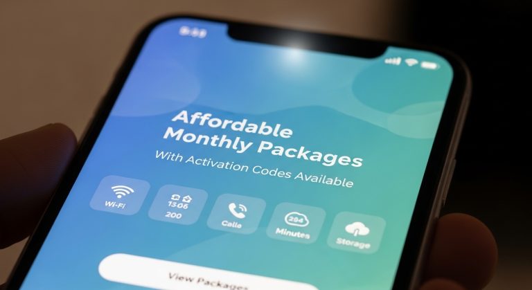 Affordable Monthly Packages With Activation Codes Available